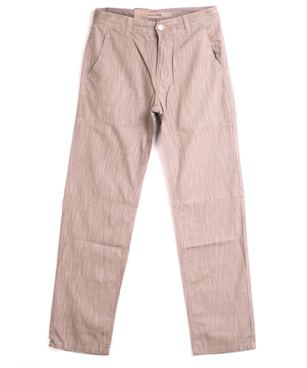 Мужские коричневые брюки 78001 (30-38, 8 ед.) ЛС - фото 1 - id-p4680592