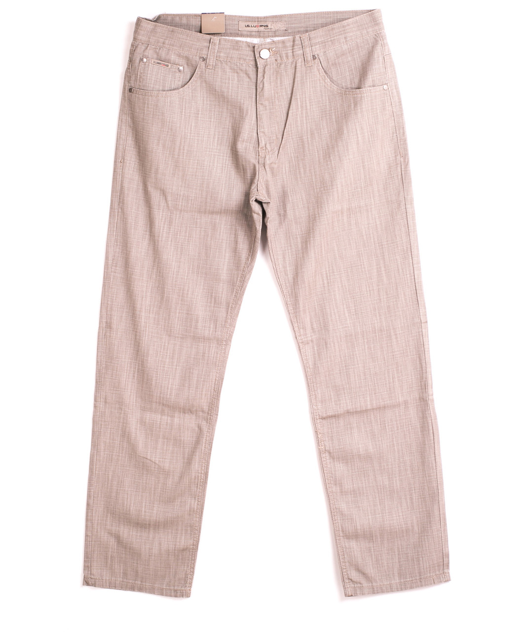 Мужские коричневые брюки 78002 (34-44 батал, 8 ед.) ЛС - фото 1 - id-p4680598