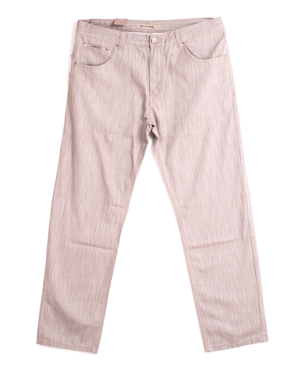 Мужские коричневые брюки 30008 (40-48 супер батал, 6 ед.) ЛС - фото 1 - id-p4680599