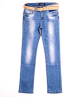Прямые женские джинсы 0666 (28-33 полубатал, 6 ед.) Леди Эн