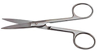 Ножницы медицинские с двумя острыми концами, прямые. Длина 14,0 см Н-33-1