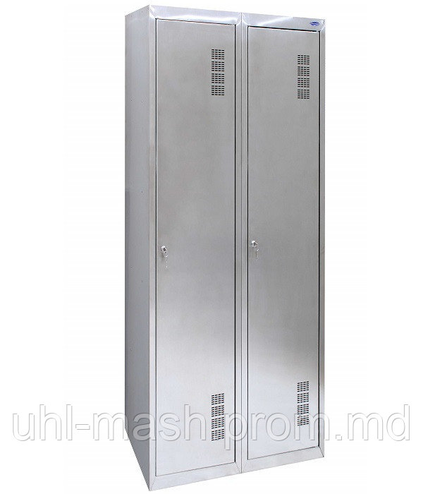 Шкаф хозяйственный из нержавеющей стали ШМХНж-400/2 - фото 1 - id-p4026427