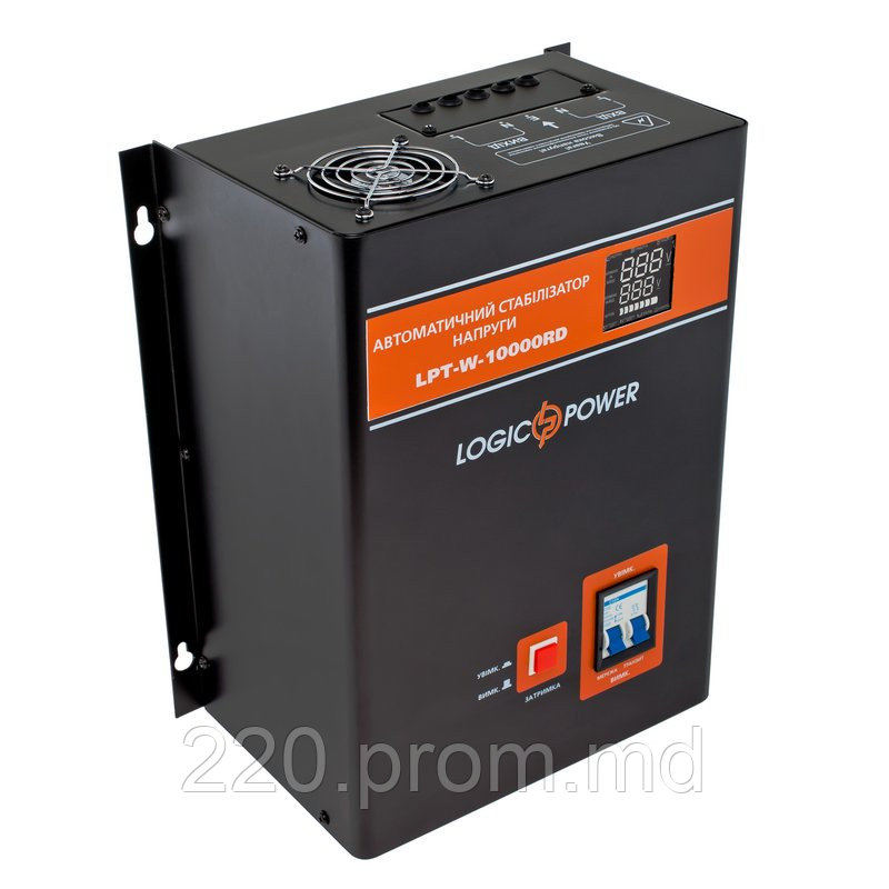 Стабилизатор напряжения LogicPower LPT-W-10000RD BLACK - фото 1 - id-p4706117