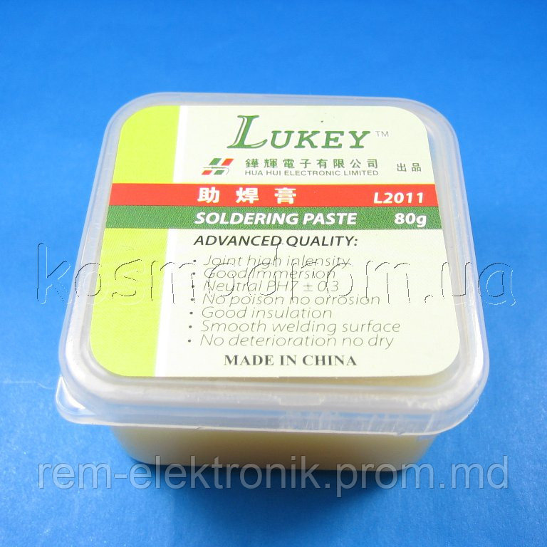 Флюс для пайки Lukey L2011 80 грамм Флюс для пайки - фото 1 - id-p4715299