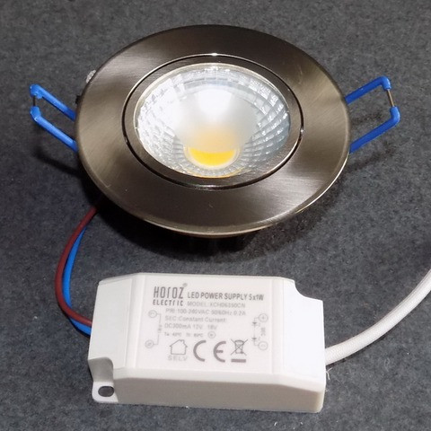 Светильник светодиодный дневного света Horoz Electric панель 5W сверхъяркий поворотный круг MMD-536002 - фото 1 - id-p4726177