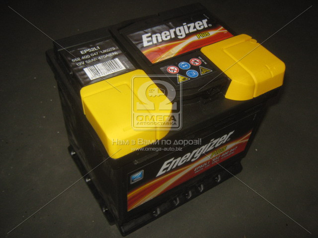 Аккумулятор Energizer Plus 52Ah R+ EN470 - фото 1 - id-p4753978