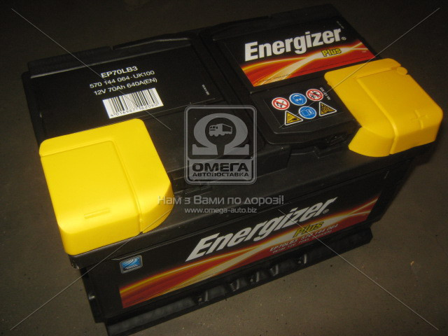 Аккумулятор Energizer Plus 70Ah R+ EN640 - фото 1 - id-p4753987