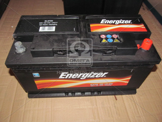 Аккумулятор Energizer 90Ah R+ EN720 - фото 1 - id-p4753992