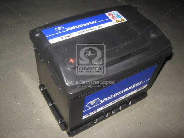 Аккумулятор VOLTMASTER 55Ah L+ EN460 - фото 1 - id-p4754012