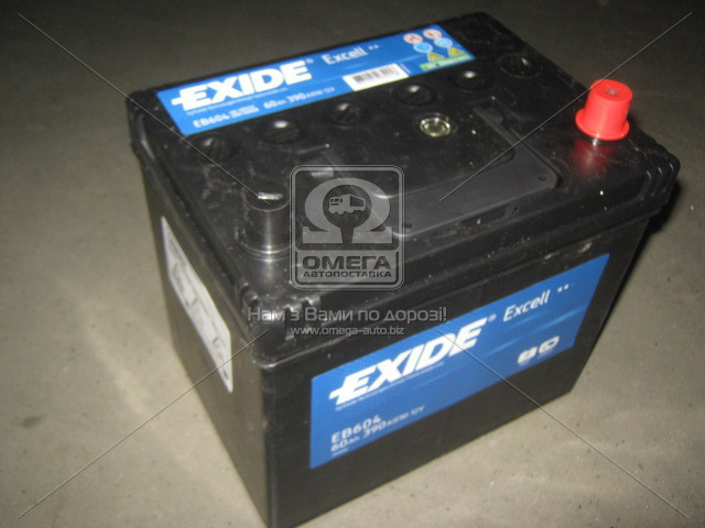 Аккумулятор Exide EXCELL 60Ah R+ EN390 Asia - фото 1 - id-p4754015