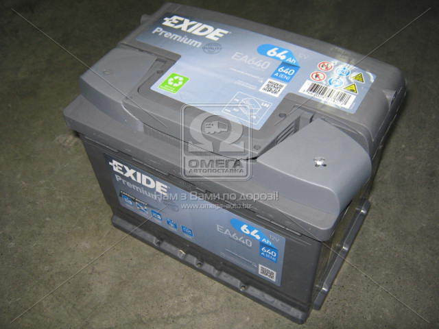 Аккумулятор Exide PREMIUM 64Ah R+ EN640 - фото 1 - id-p4754020