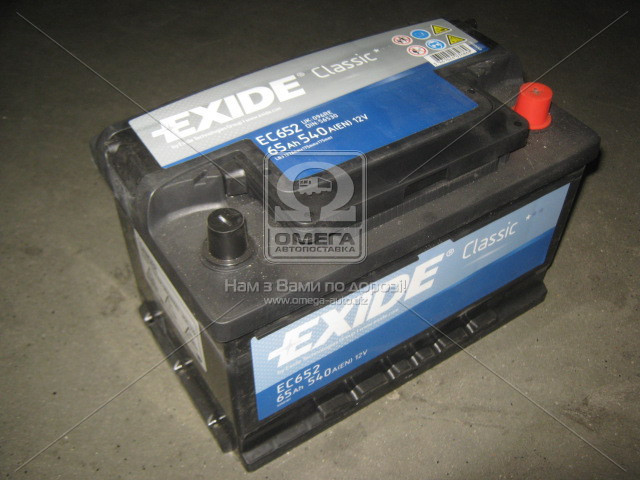 Аккумулятор Exide CLASSIC 65Ah R+ EN540 - фото 1 - id-p4754021