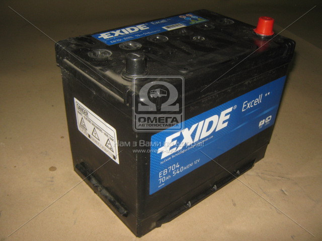 Аккумулятор Exide EXCELL 70Ah R+ EN540 Asia - фото 1 - id-p4754024