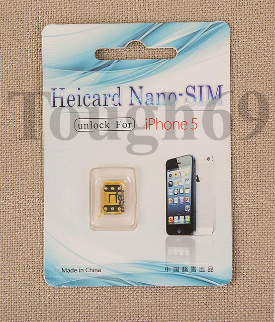 Heicard Nano SIM разблокировка unlock для iPhone 5. Купить Heicard - фото 1 - id-p4772988