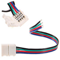 Dilux - Соединительный кабель с коннектор для светодиодной ленты RGB SMD 5050 RGB 4pin (1 jack)