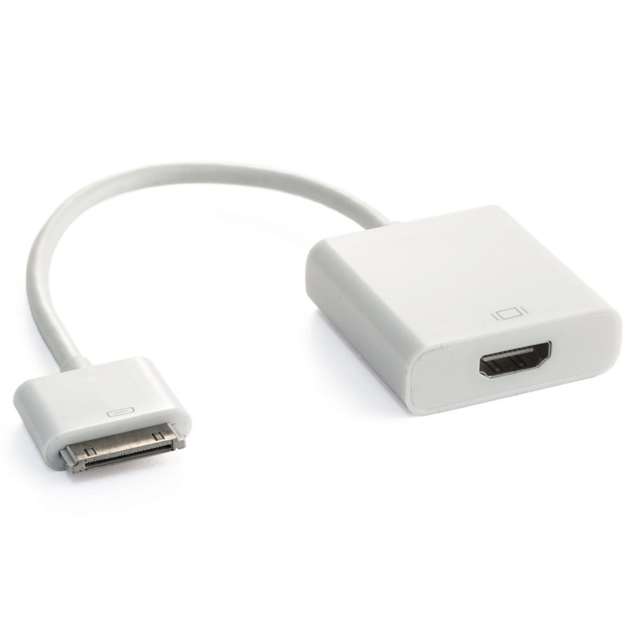 30-pin HDMI AV-адаптер для iPad 2 / 3, iPhone 4 / 4s, iPod 4 - фото 1 - id-p4773054