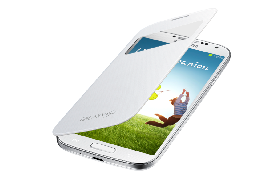 Dilux - Чехол - книжка Samsung GALAXY S4 i9500 S View Cover EF-CI950B Белый - фото 1 - id-p4773073