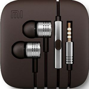 Наушники гарнитура Xiaomi earphones Piston v2 Серый, Силикон, Проводные - фото 1 - id-p4773095
