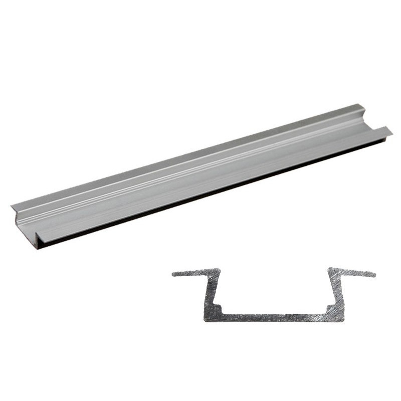 Алюминиевый LED профиль LP-2 врезной для светодиодной ленты, линейки - фото 1 - id-p4773126