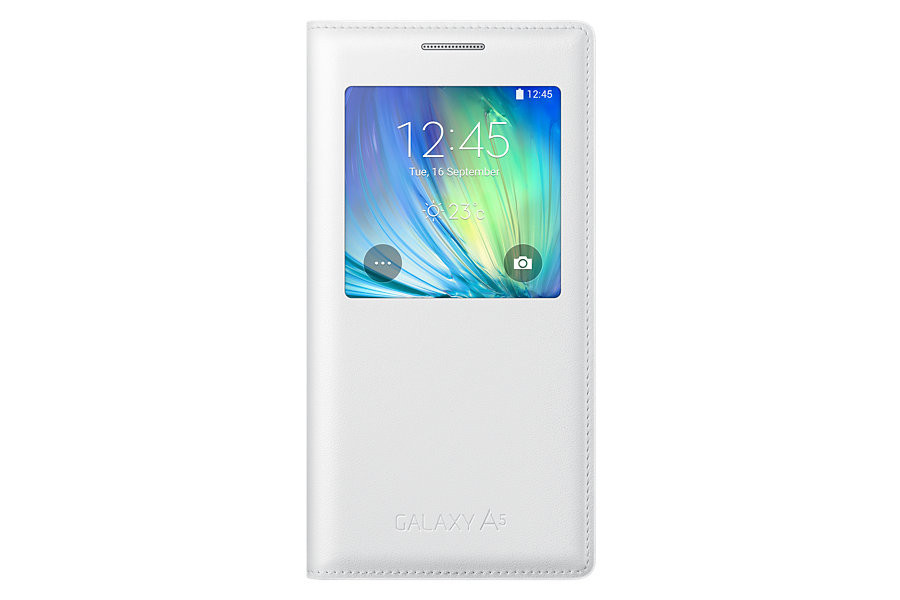Чехол - книжка S View Cover Samsung Galaxy A5 A500Н Белый - фото 1 - id-p4773345