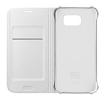 Чехол - книжка Flip Wallet Samsung Galaxy S6 edge G925F Белый