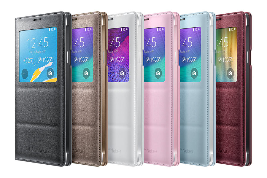 Чехол - книжка S View Cover Samsung Galaxy Note 4 N910 Белый - фото 1 - id-p4773370