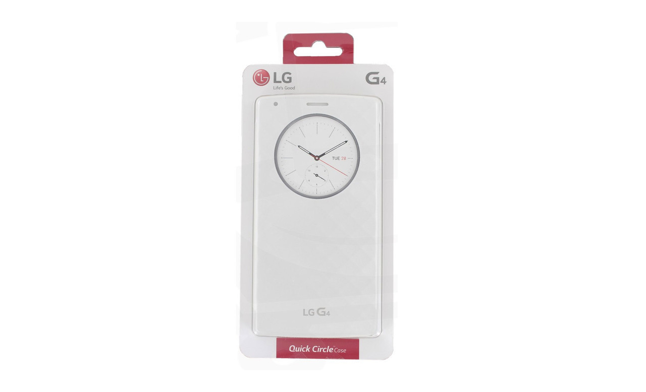 Чехол - книжка для LG G4 H815, G4 Dual H818P Quick Circle LG, Китай, Чехол-книжка, Белый - фото 1 - id-p4773373