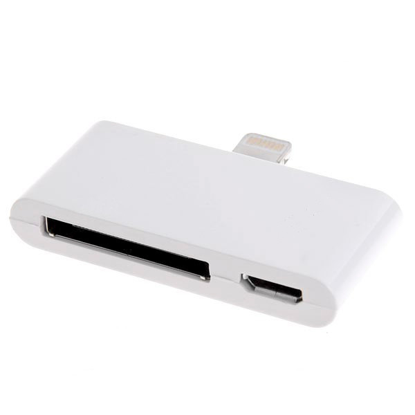 Адаптер Micro USB | Lightning | 30pin iPhone iPad - фото 1 - id-p4773516