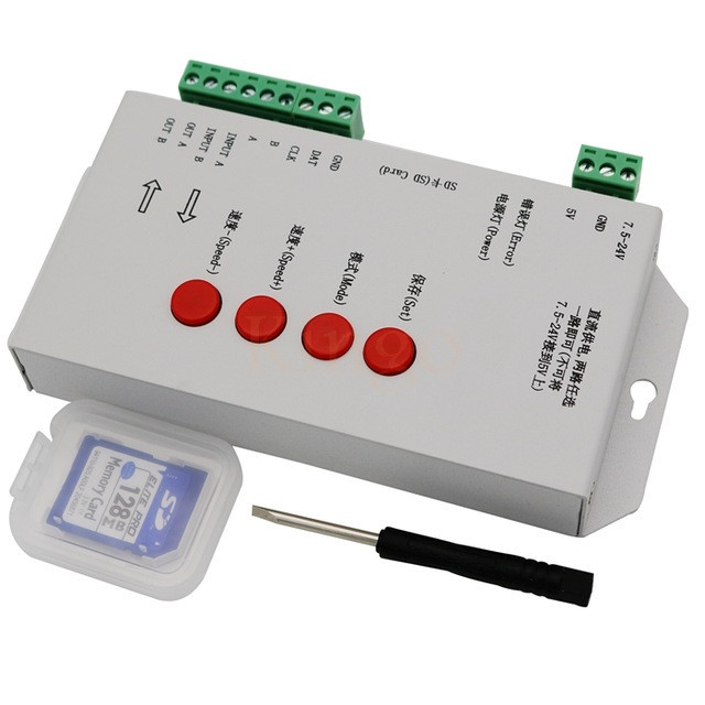 Контроллер LED SMART CONTROL T-1000S SD карта - фото 1 - id-p4775847