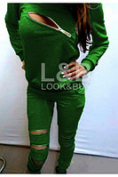 Спортивный костюм "Chloe" зеленый