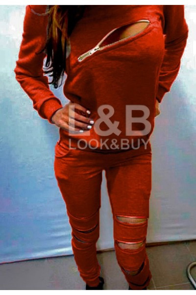 Спортивный костюм "Chloe" красный - фото 1 - id-p4776332