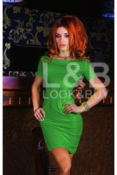 Платье "Raffaello" зеленое - фото 1 - id-p4776341