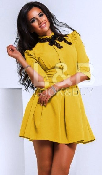 Супер цена!! Платье "Afrodita" желтое - фото 1 - id-p4776572