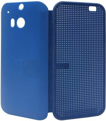 Чехол-книжка Dot View для HTC One M8 Синий - фото 1 - id-p4773807