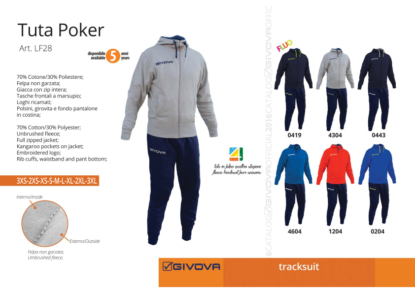 Спортивный костюм POKER Givova (Italia) - фото 1 - id-p4823266