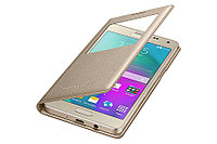 Чехол - книжка S View Cover Samsung Galaxy A5 A500Н Samsung, Китай, Чехол-книжка, Золотистый