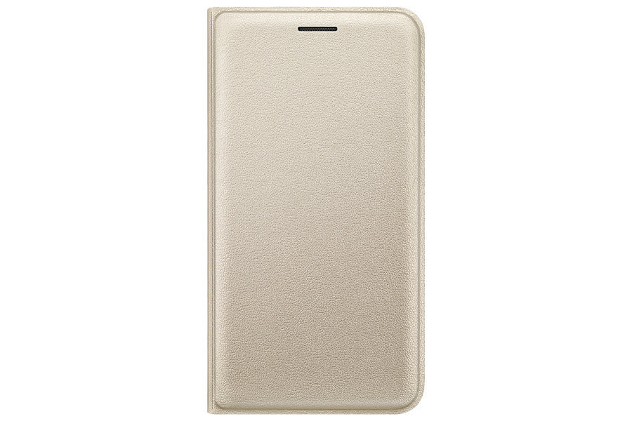 Чехол - книжка Flip Wallet Samsung Galaxy J1 SM-J120F Золотистый - фото 1 - id-p4833946