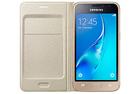 Чехол - книжка Flip Wallet Samsung Galaxy J2 SM-J200H Золотистый