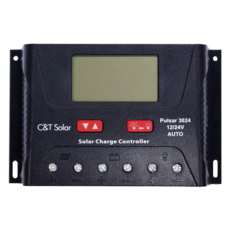 Контроллер заряда C&T Solar Pulsar 3024 с USB-зарядкой - фото 1 - id-p4837937