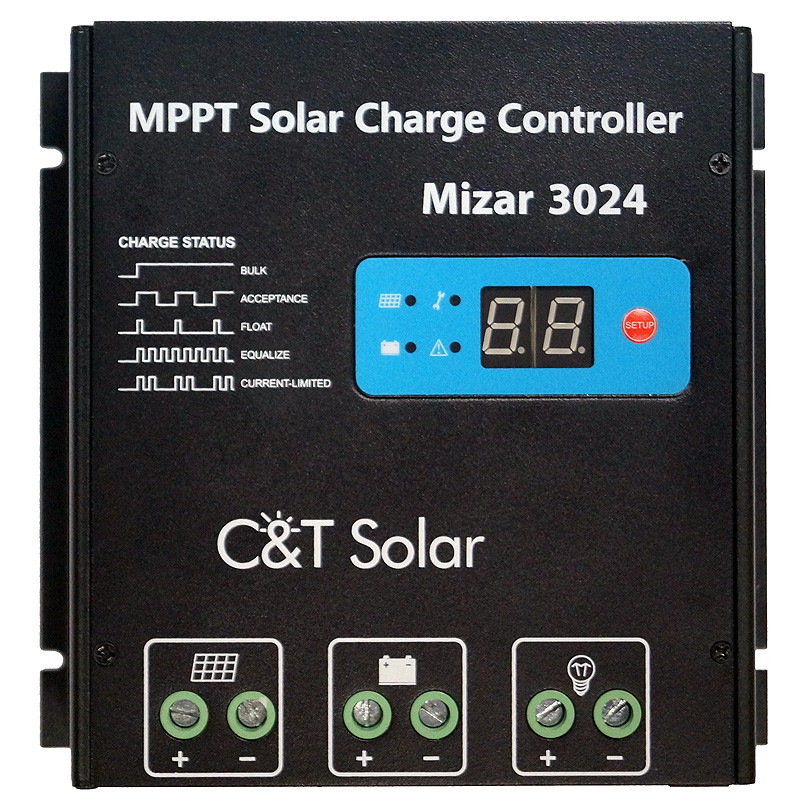 MPPT-контроллер заряда C&T Solar Mizar 3024 - фото 1 - id-p4837939