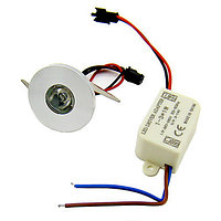 Точечный светодиодный светильник LED 1w DL-C118 220~240 В, Китай, Светодиодная, Теплый белый