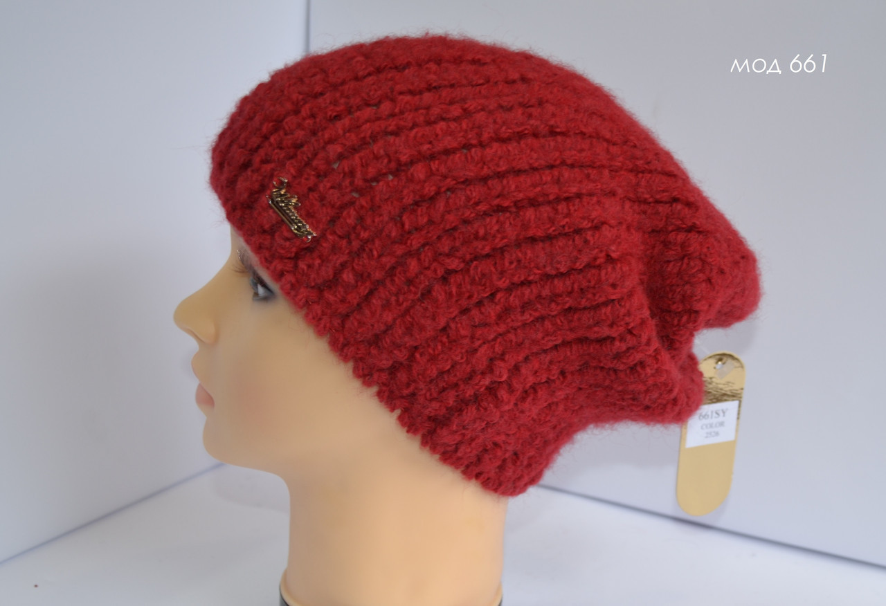 Женская коллекция шапки-чулка грубой вязки.Итальянская пряжа. - фото 1 - id-p4839297