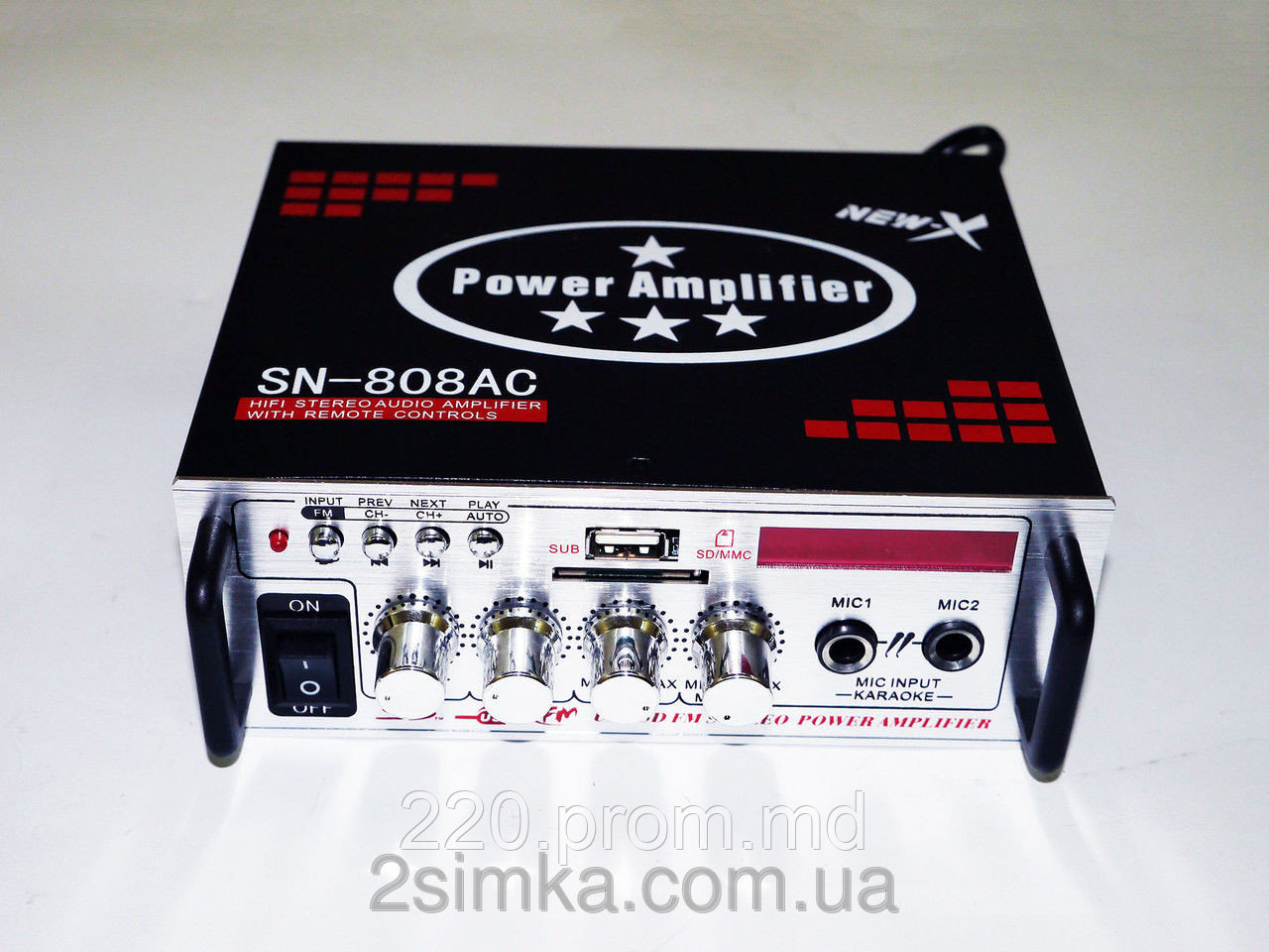 Стерео усилитель звука Xplod SN-808AC USB+SD+MP3 - фото 1 - id-p4848788