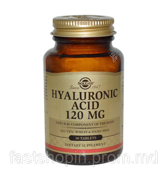 Гиалуроновая кислота (Hyaluronic Acid) Солгар №30 - фото 1 - id-p4848982